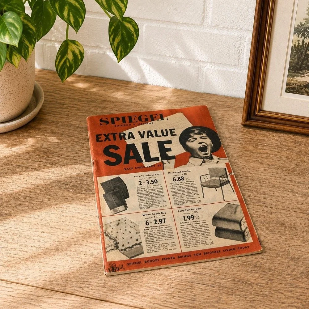 Spiegel 1956 Vintage Sale Catalog 1950s Fashion Ephemera Mid Century Advertising